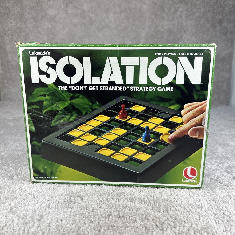 ISOLATION 1978 Vintage Lakeside Board Game - Complete‎